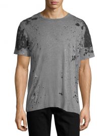 True Religion Paint  Splatter Cotton T-Shirt  at Neiman Marcus